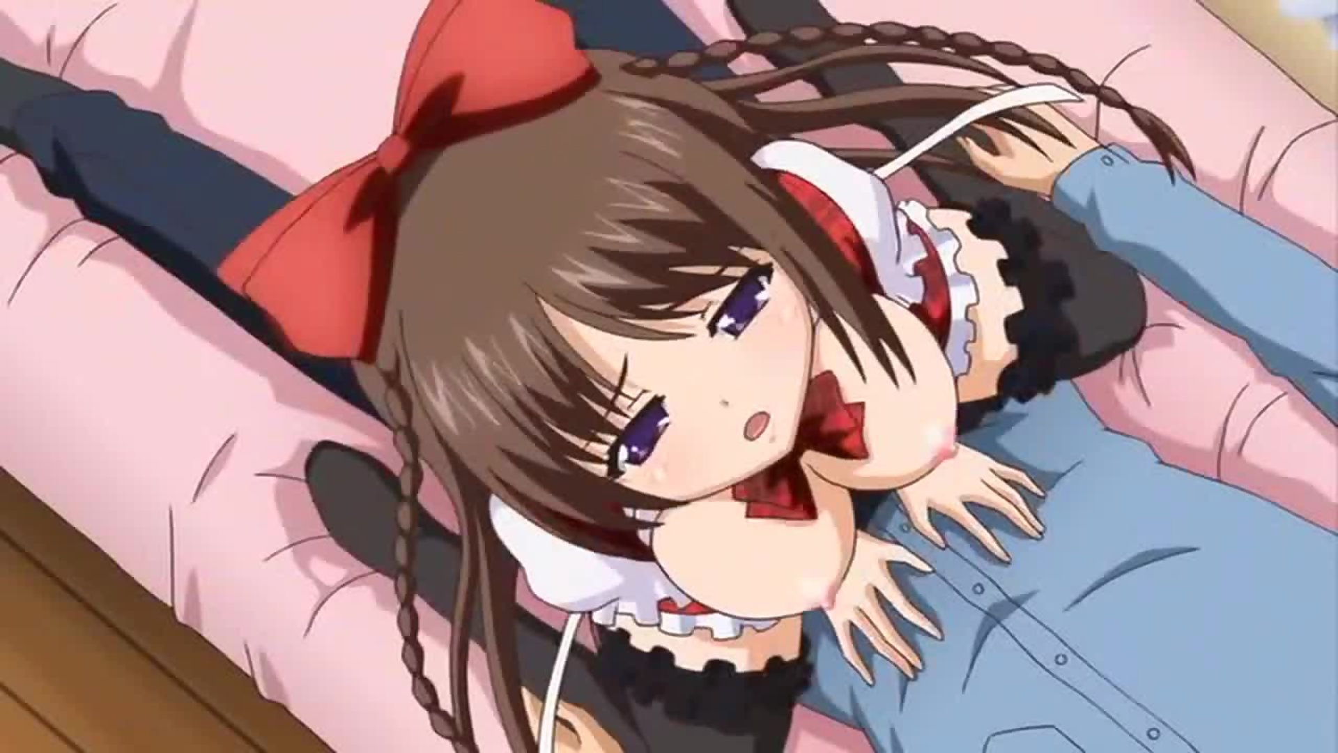 巨乳少女を犯す汚い変態お父さん