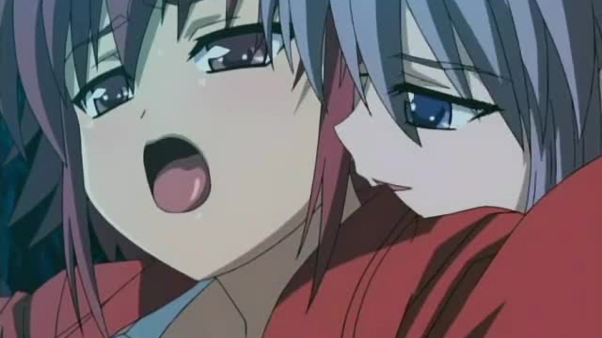 Demon girl bound by lesbian tentacles