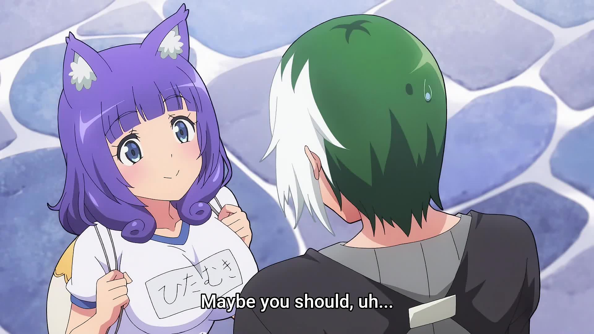 Busige katzenmaid wird gefesselt und spritzt in unzensierter ecchi-...