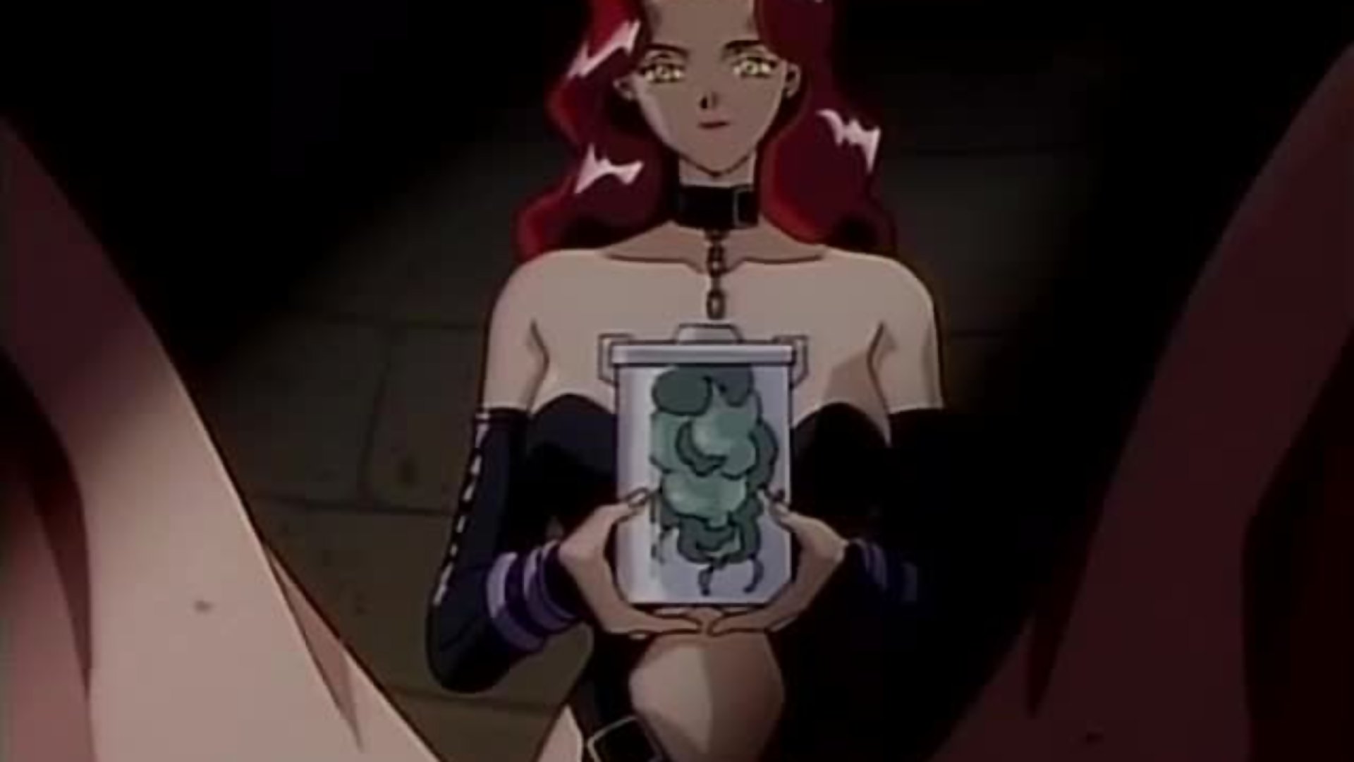 Hentai dungeon mistress torments slave warrior maya