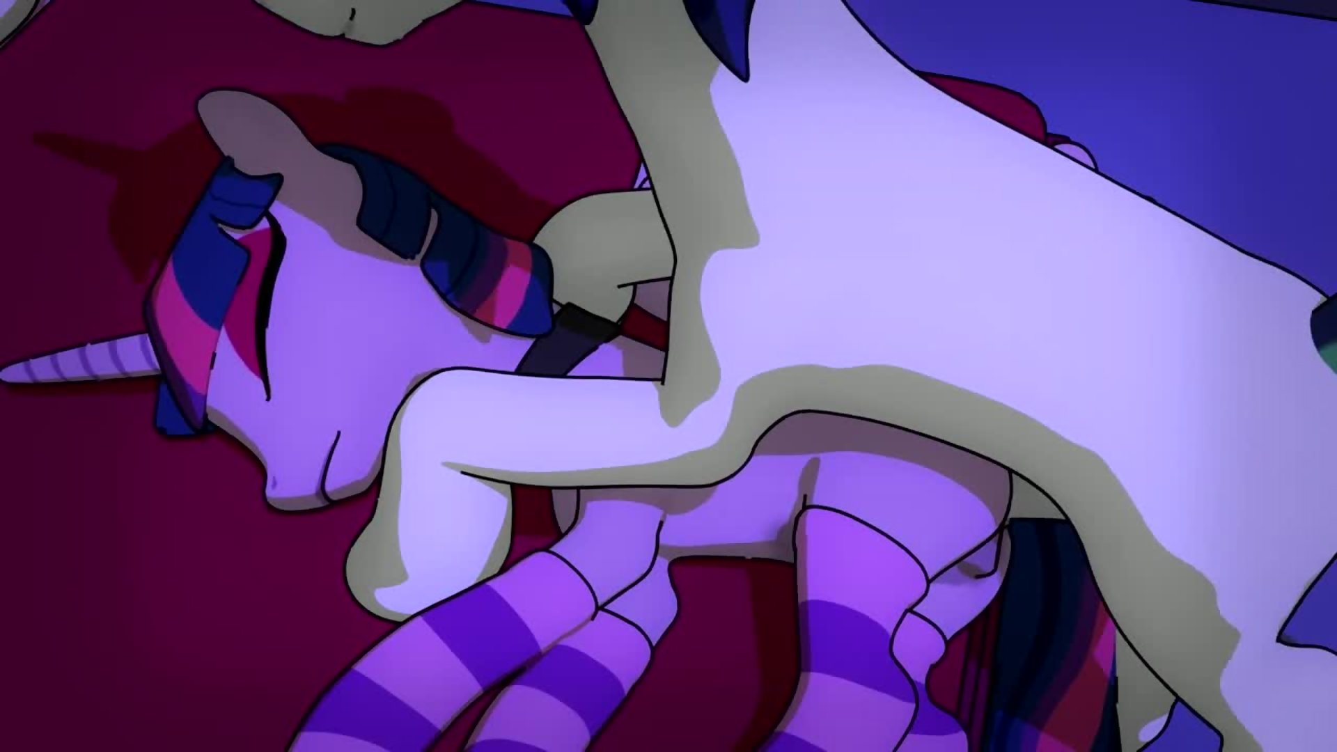 Amiga pônei leva foda anal safada de pônei sujo enquanto dorme