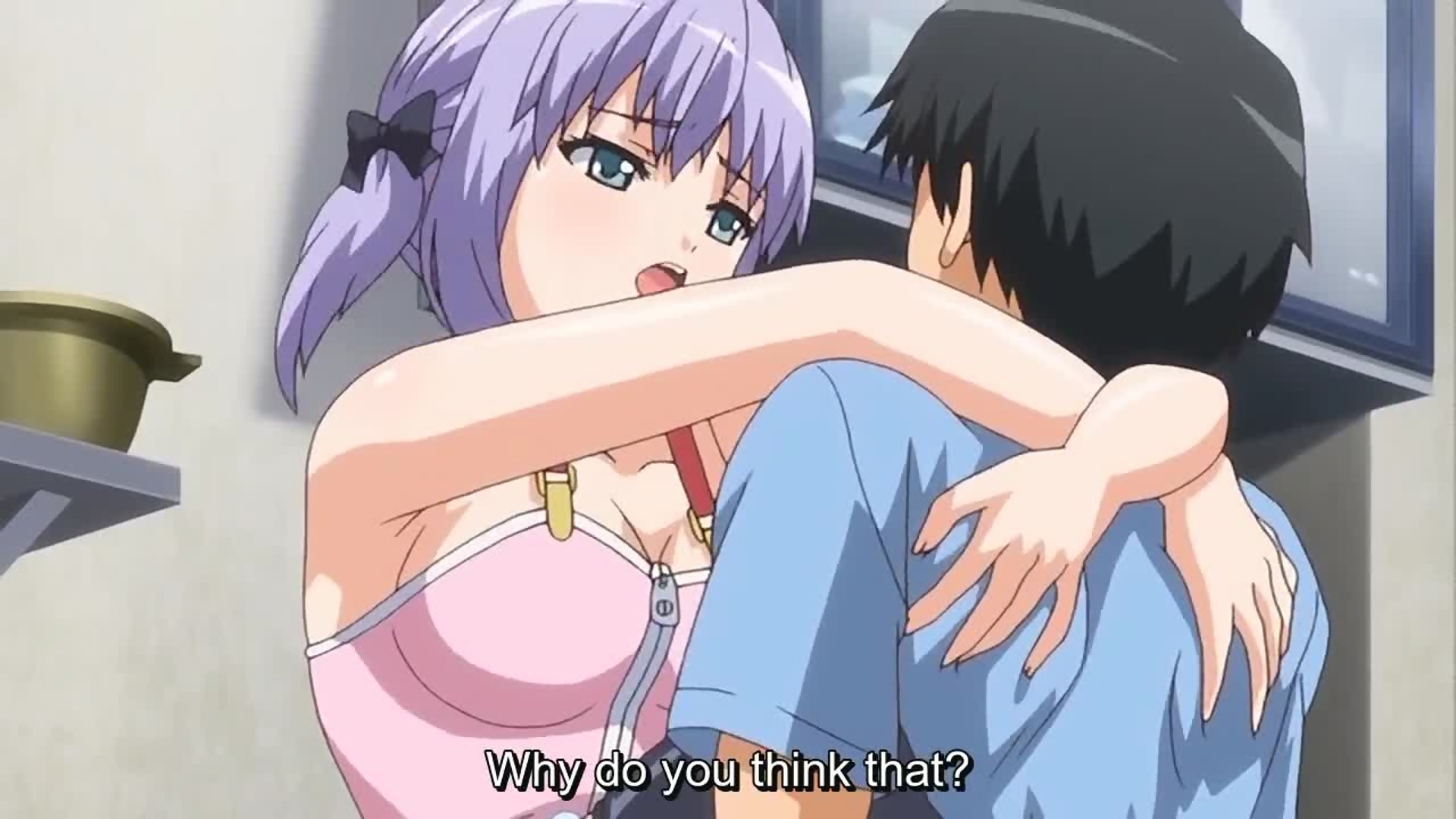 Adolescente pequena e molhada fodida na cozinha