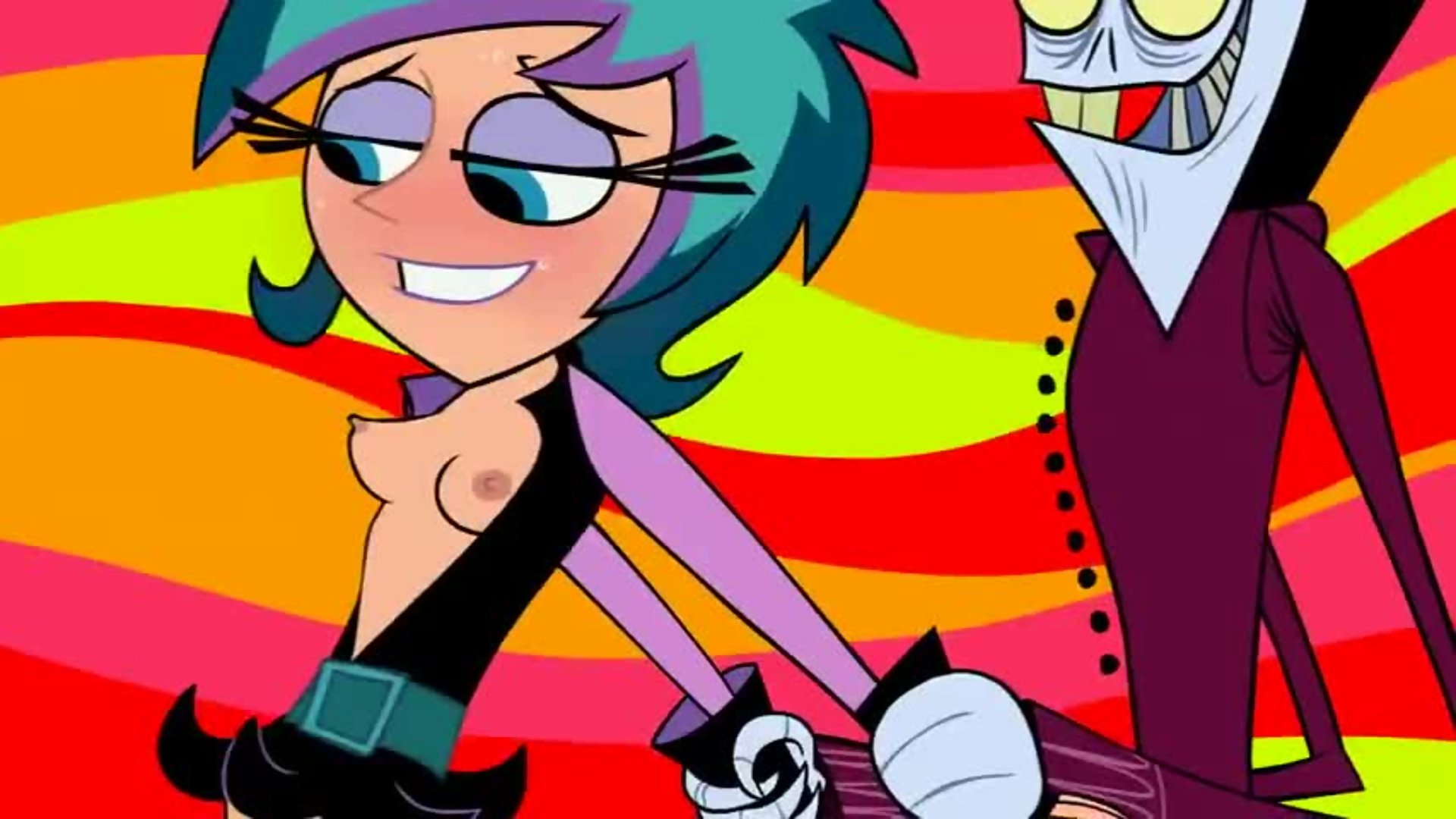 Carinha de tentáculo fode adolescente gótica