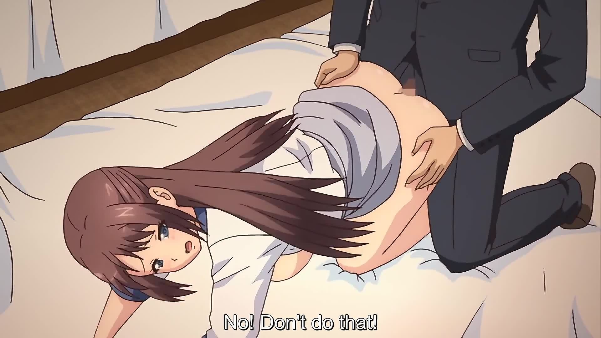 Cheating hentai wife office fuck while calling husband