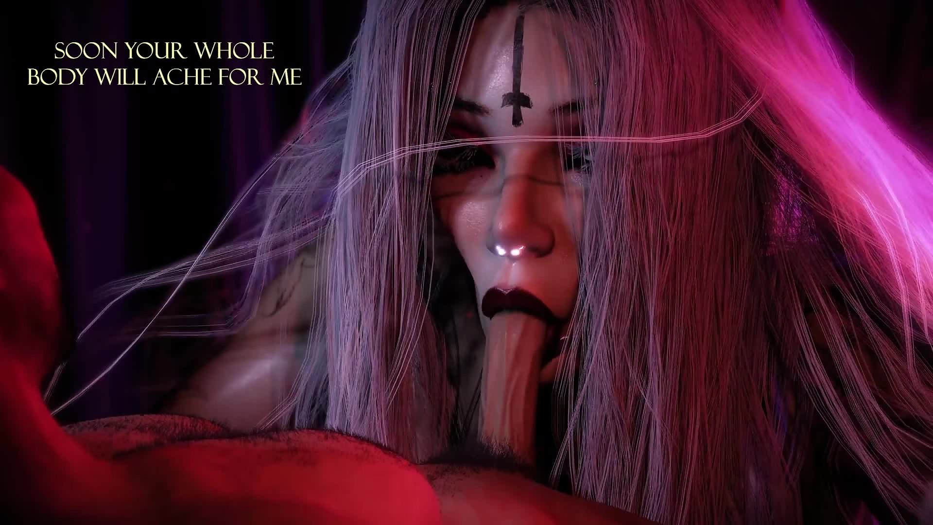 Demon spawn: succubus girls drain human balls