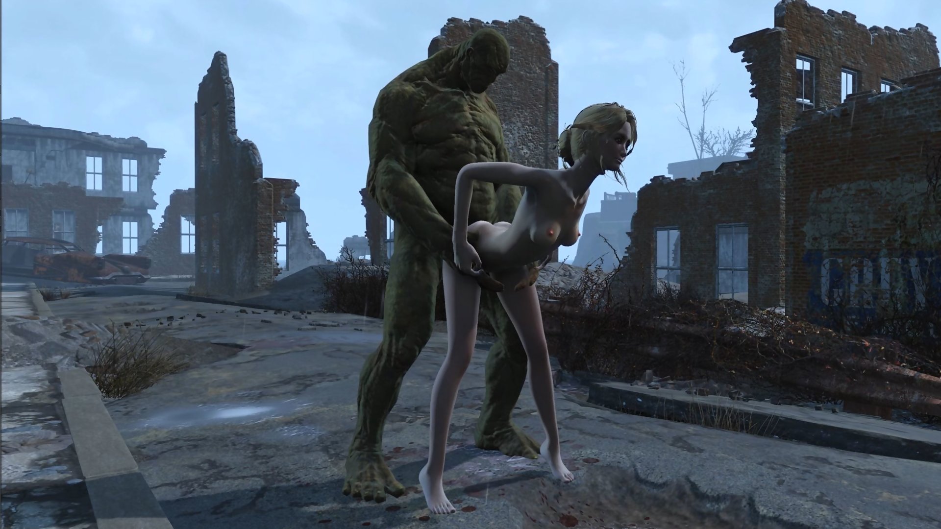 Fallout 4 katsu supermutants hardcore fuck training