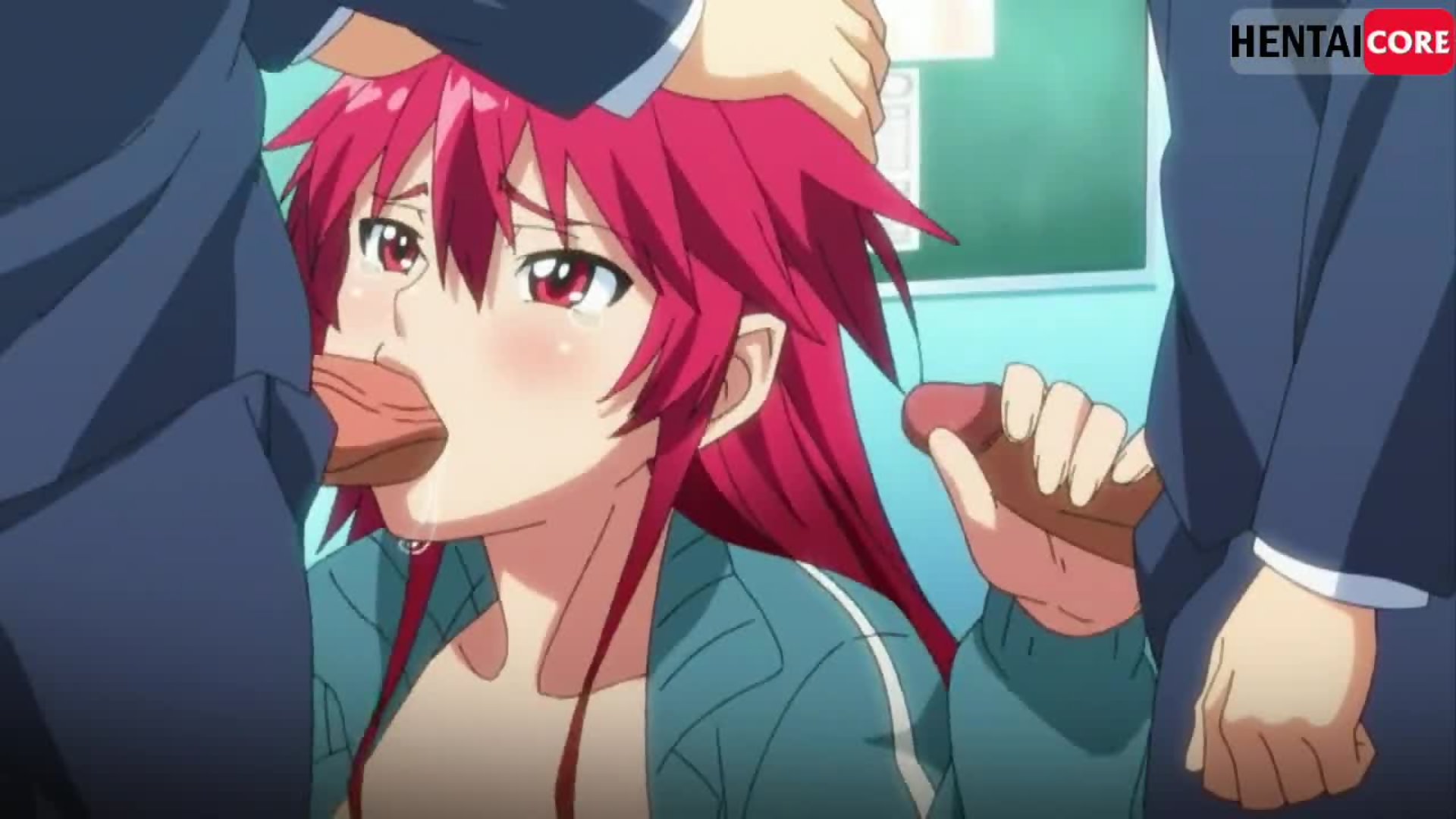 Succubo vampiro colegiala fodida em grupo na sala de aula