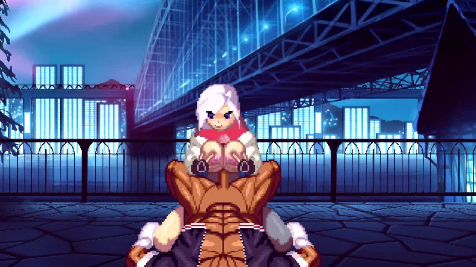 Grande pica preta penetra buceta molhada da perdedora após briga de...