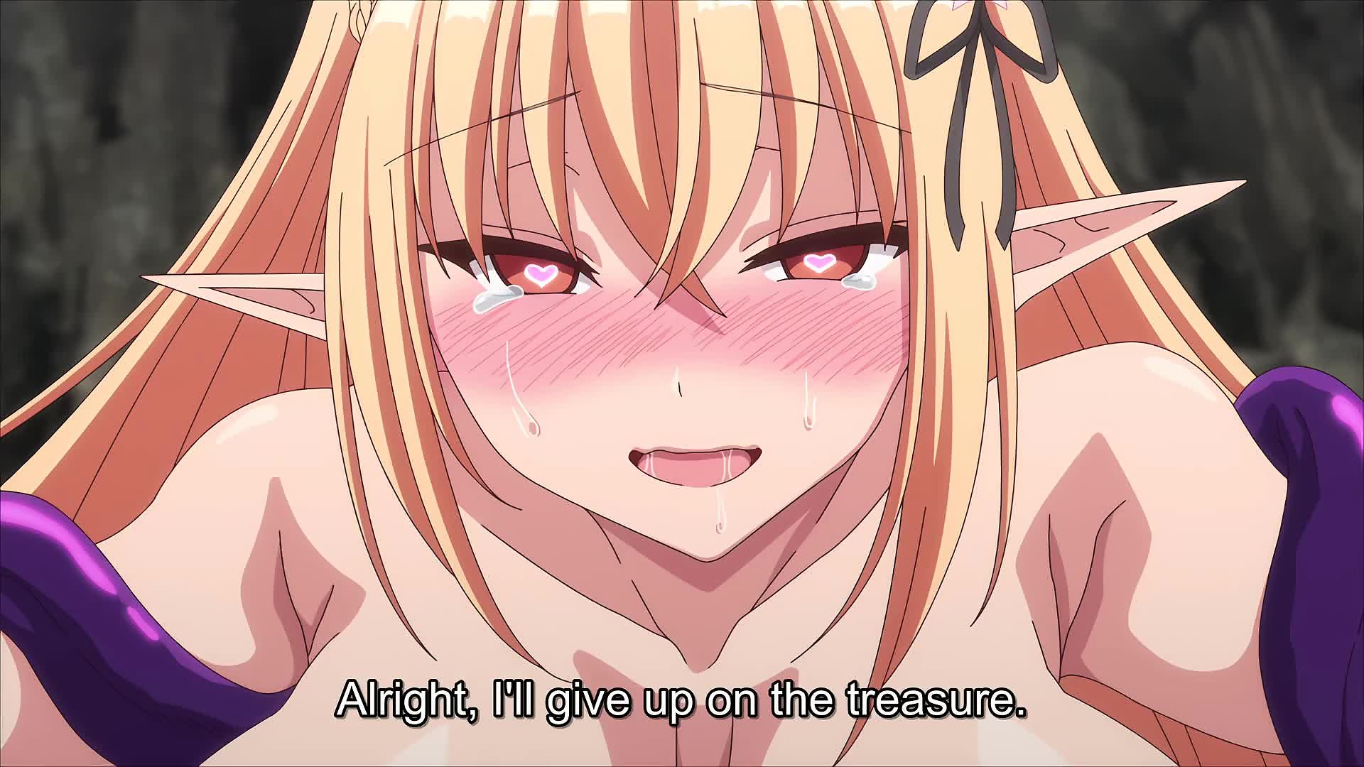 Lewd crest elf banged by tentacles