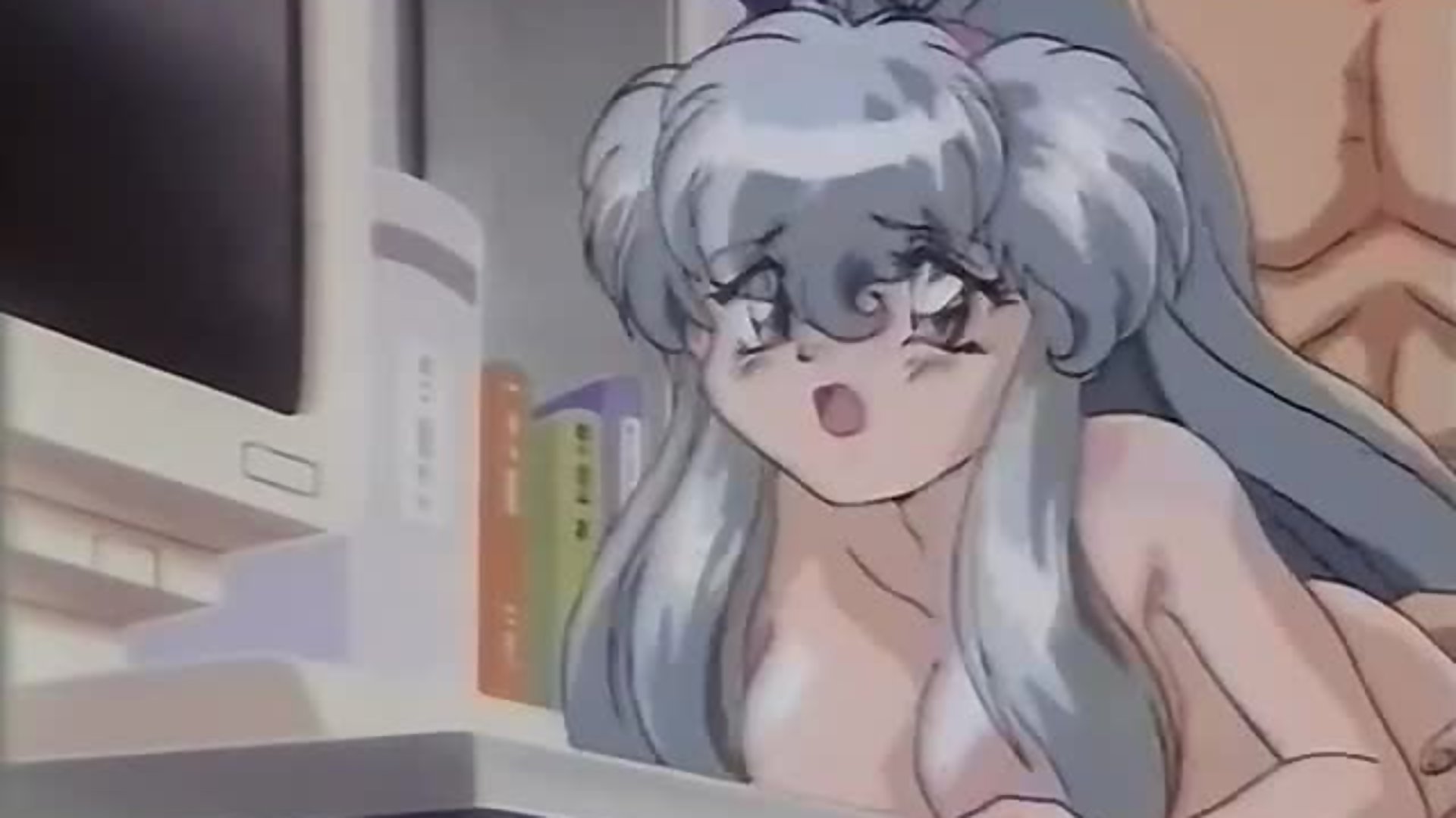 Hentai academy schoolgirl desk banged in science lab