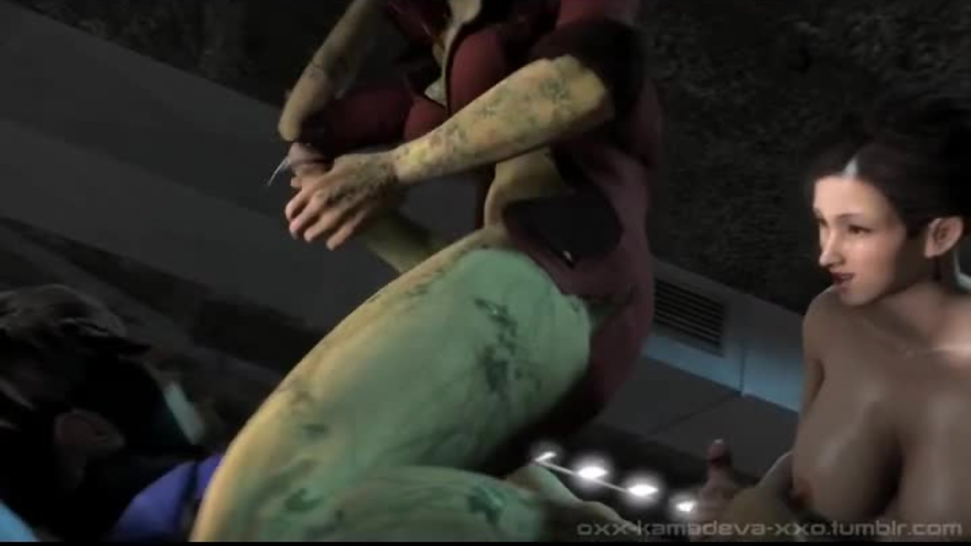 Futanari poison ivy face fucks tied nightwing