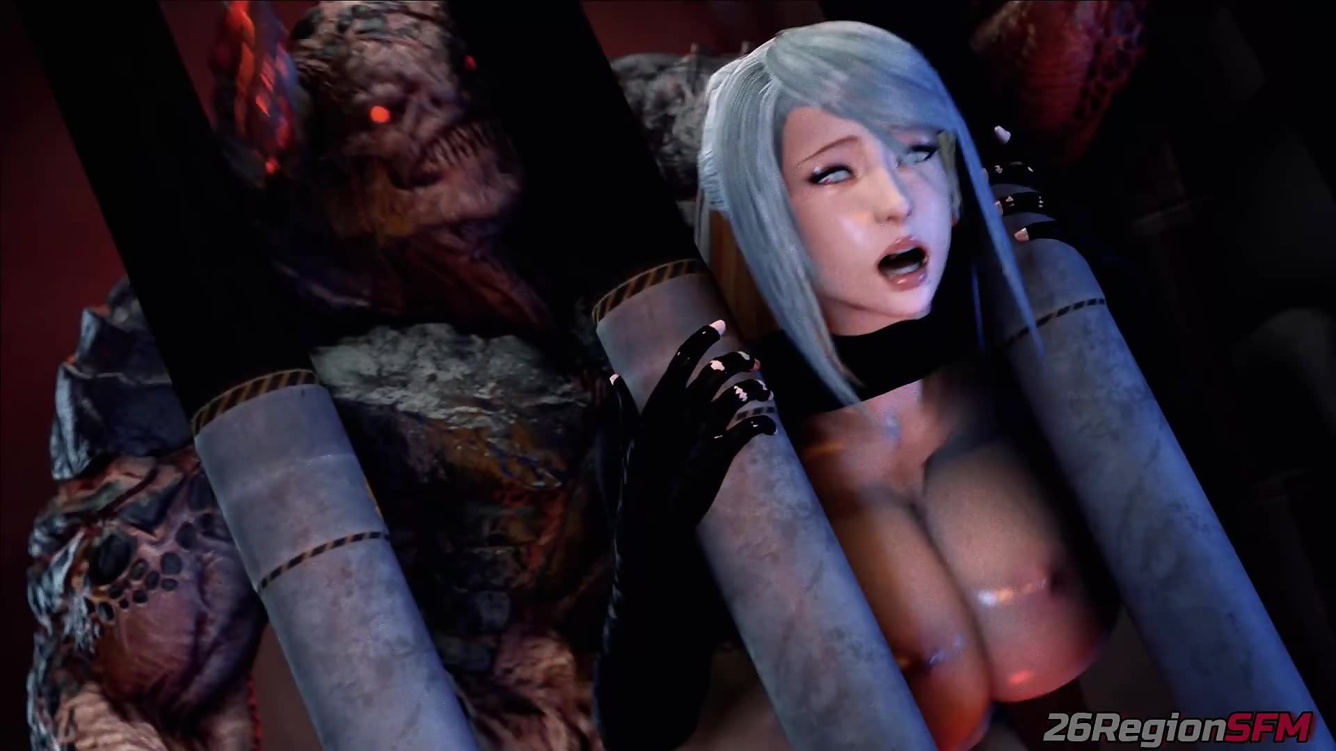 شيطان 3d ينكح ساموس آران حتى القذف بداخلها