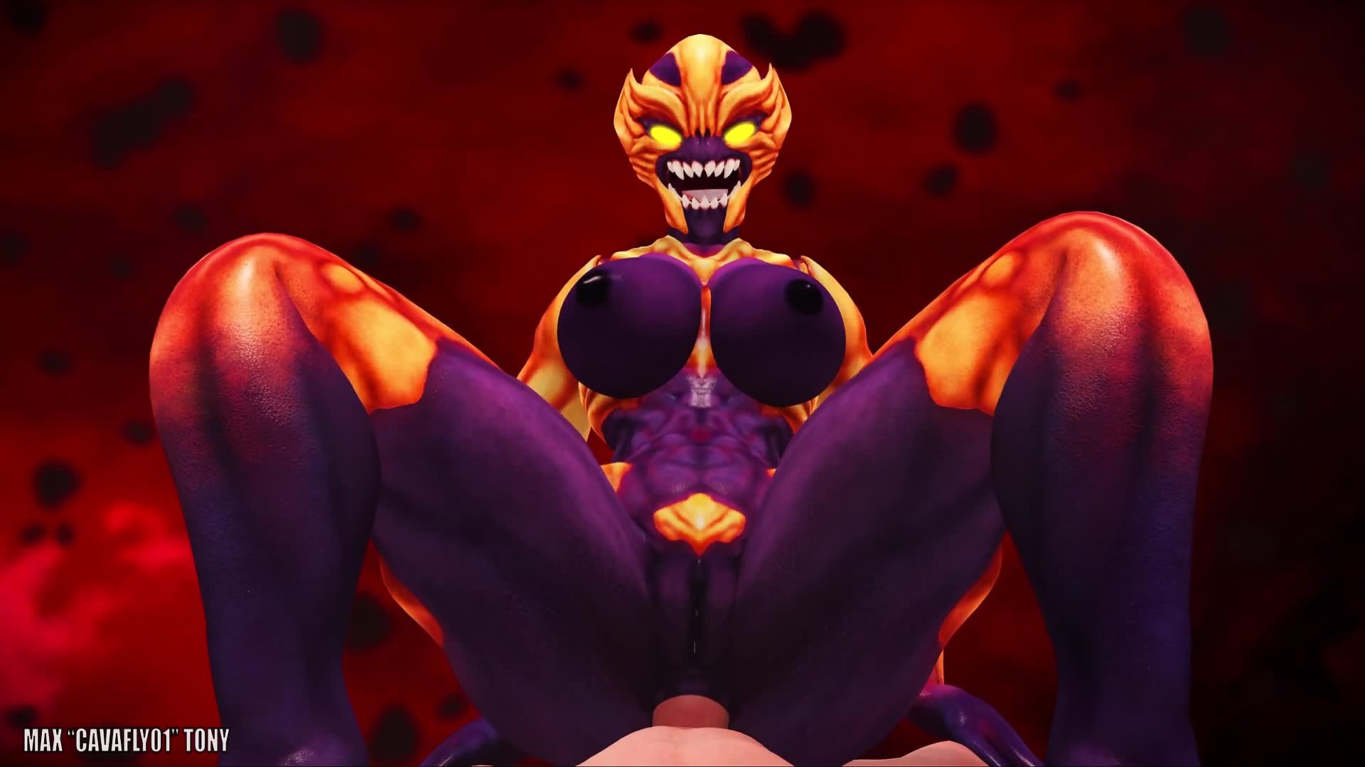 Dämonische pov-dominanz - dämon fickt