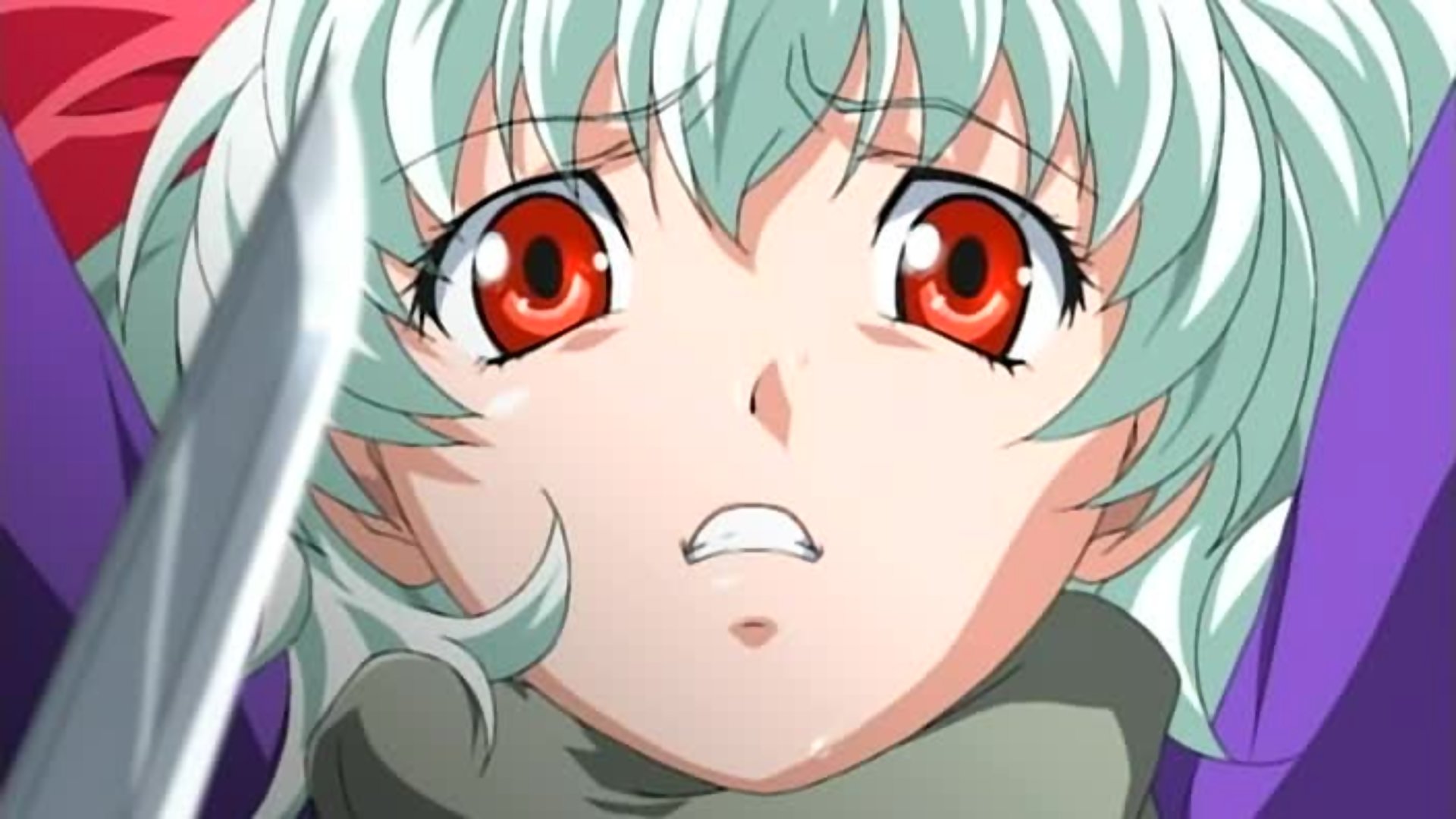 Kunoichi amarrada face-fodida por bandido da floresta