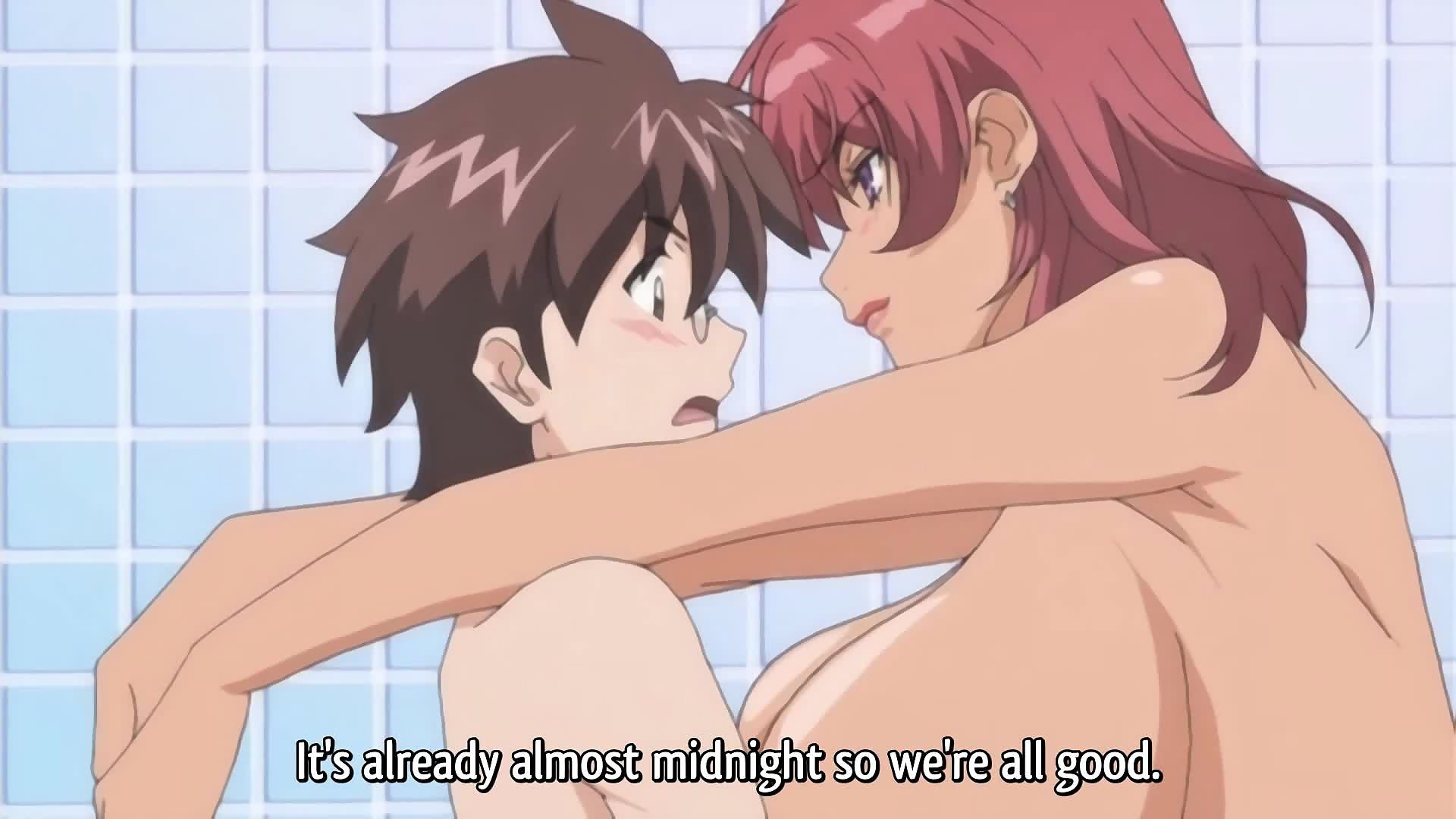 Busty milf landlady double boobjob for skinny college guy - madonna...