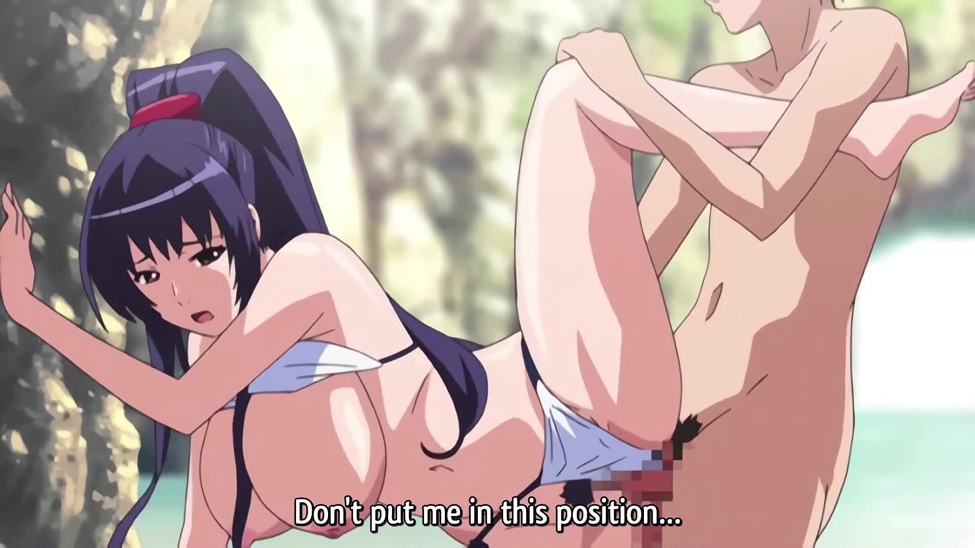 Hot hentai cousins beach sex