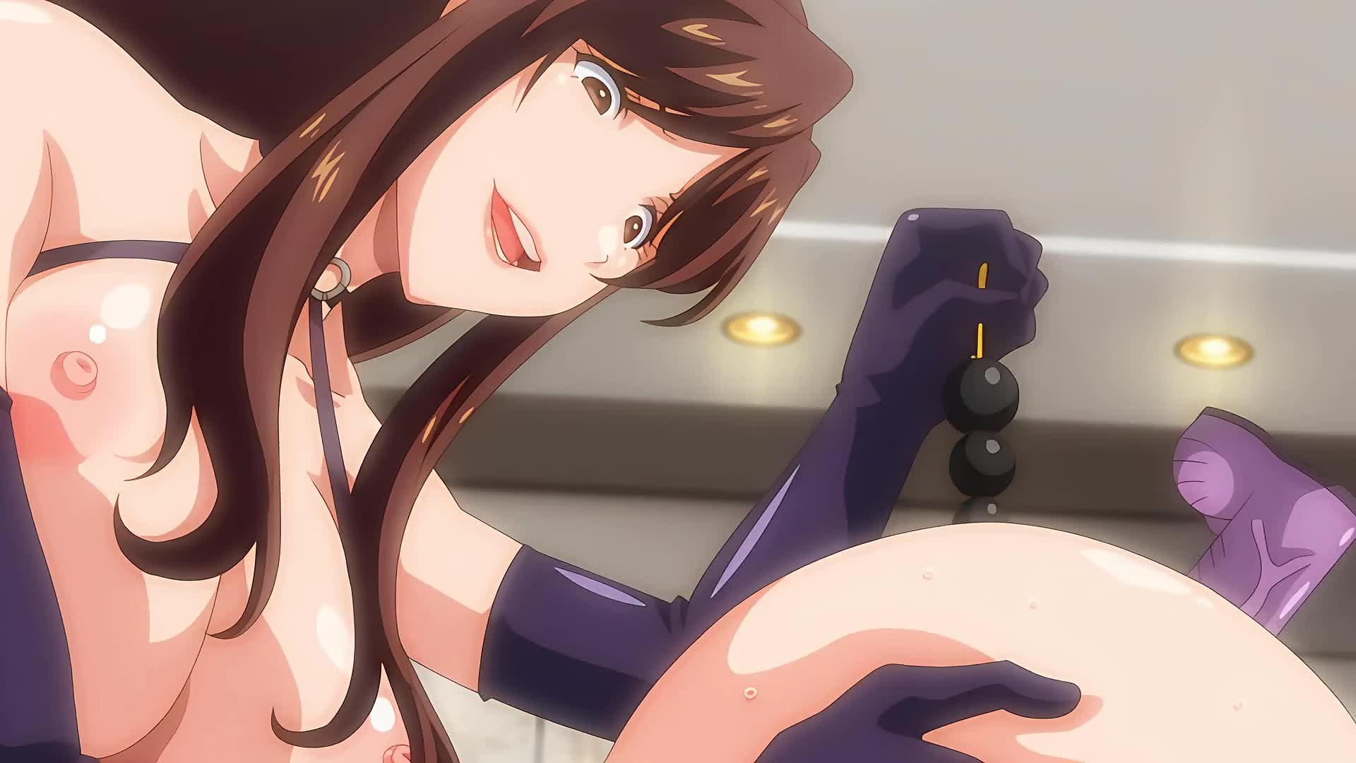 Familia netorare: explosión anal con bolas anales