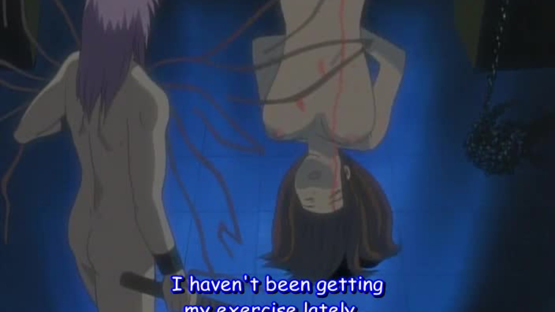 Tentacle demon chains & hard fucks warrior girl's tight pussy