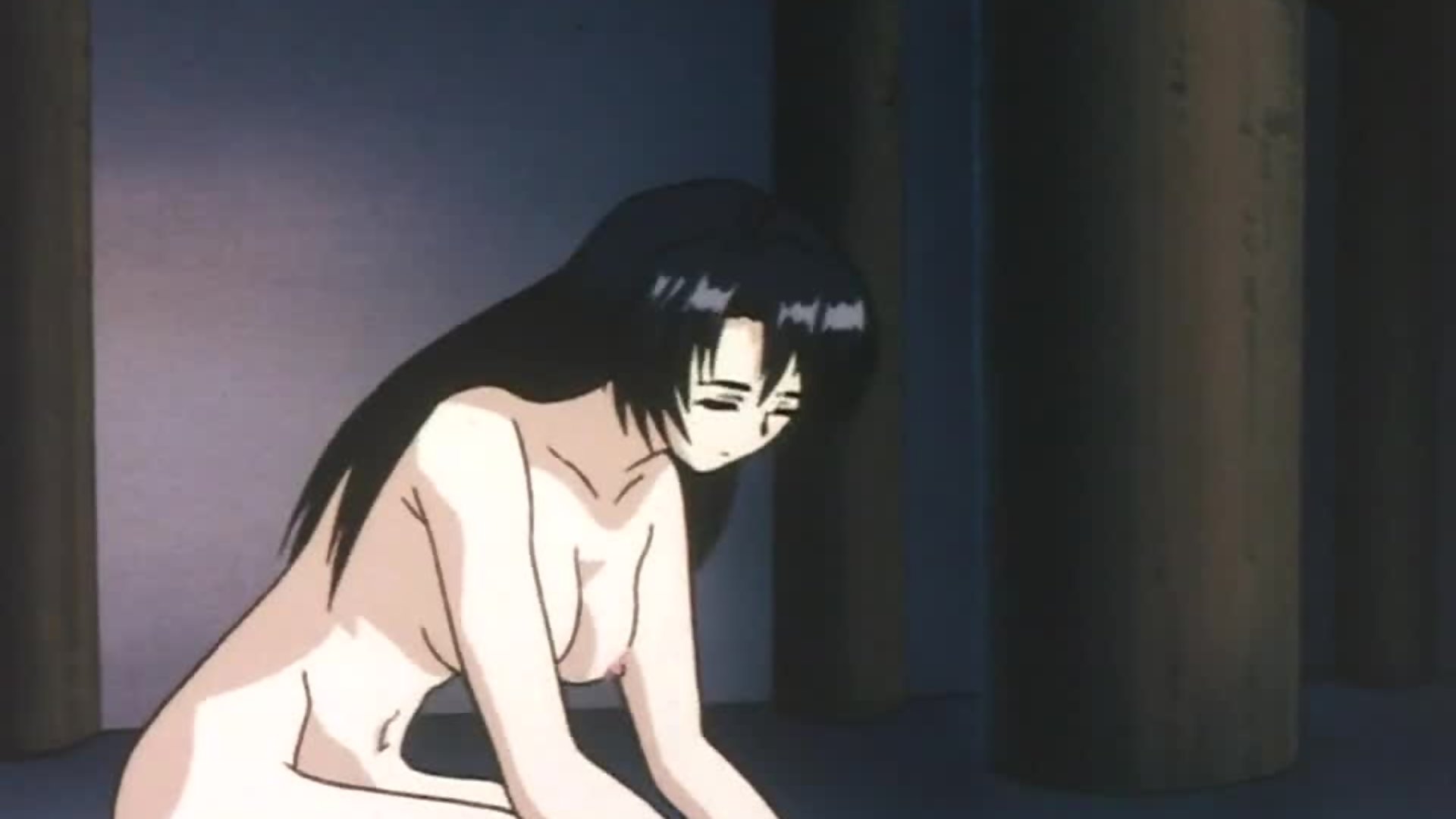 अपवित्रीकरण: गंजी समलैंगिक पंथी एनीमे लड़कियाँ स्वामी की सेवा करती हैं