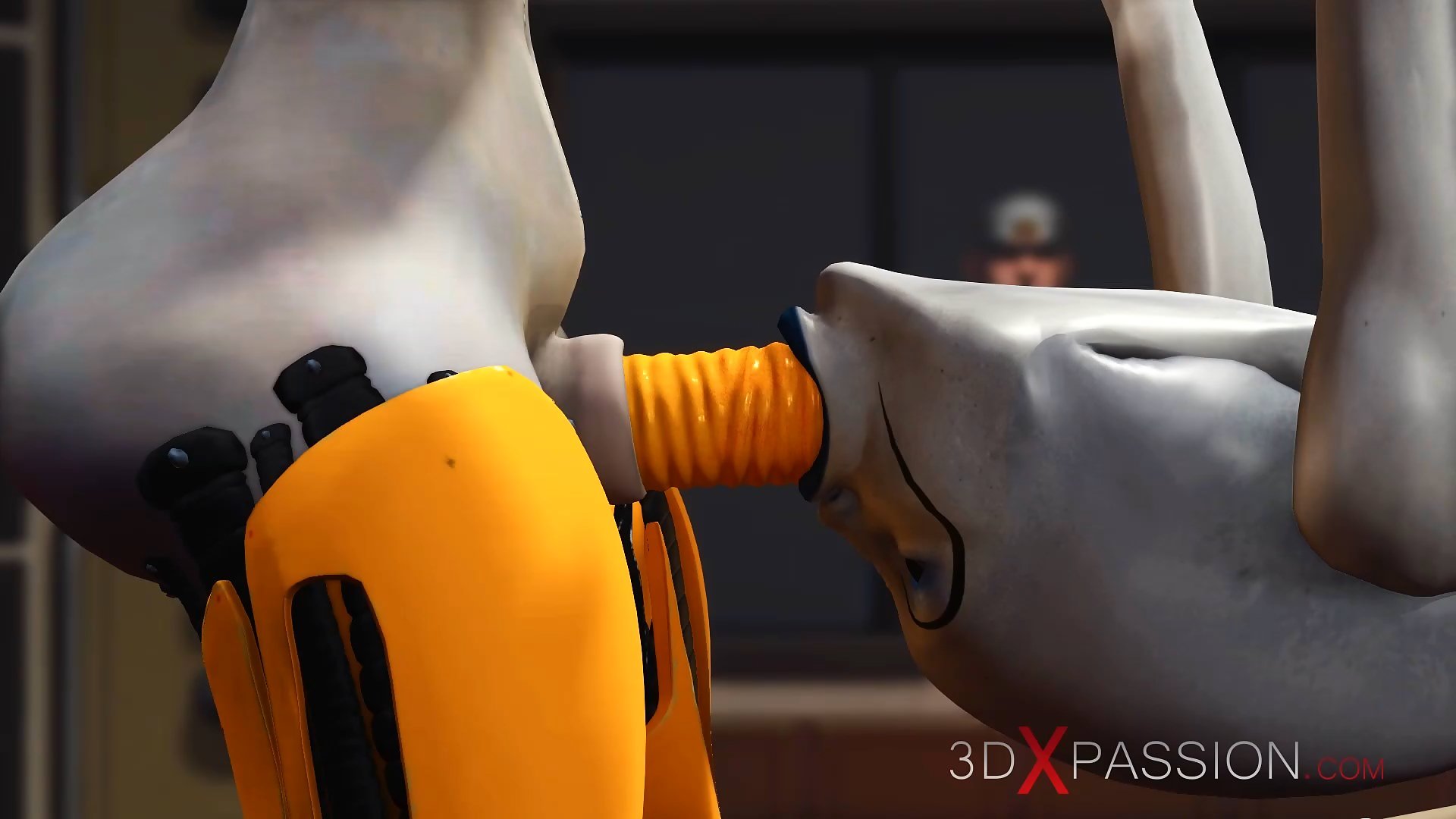 Sf研究所：ふたロボが女宇宙人の口を激ピストン