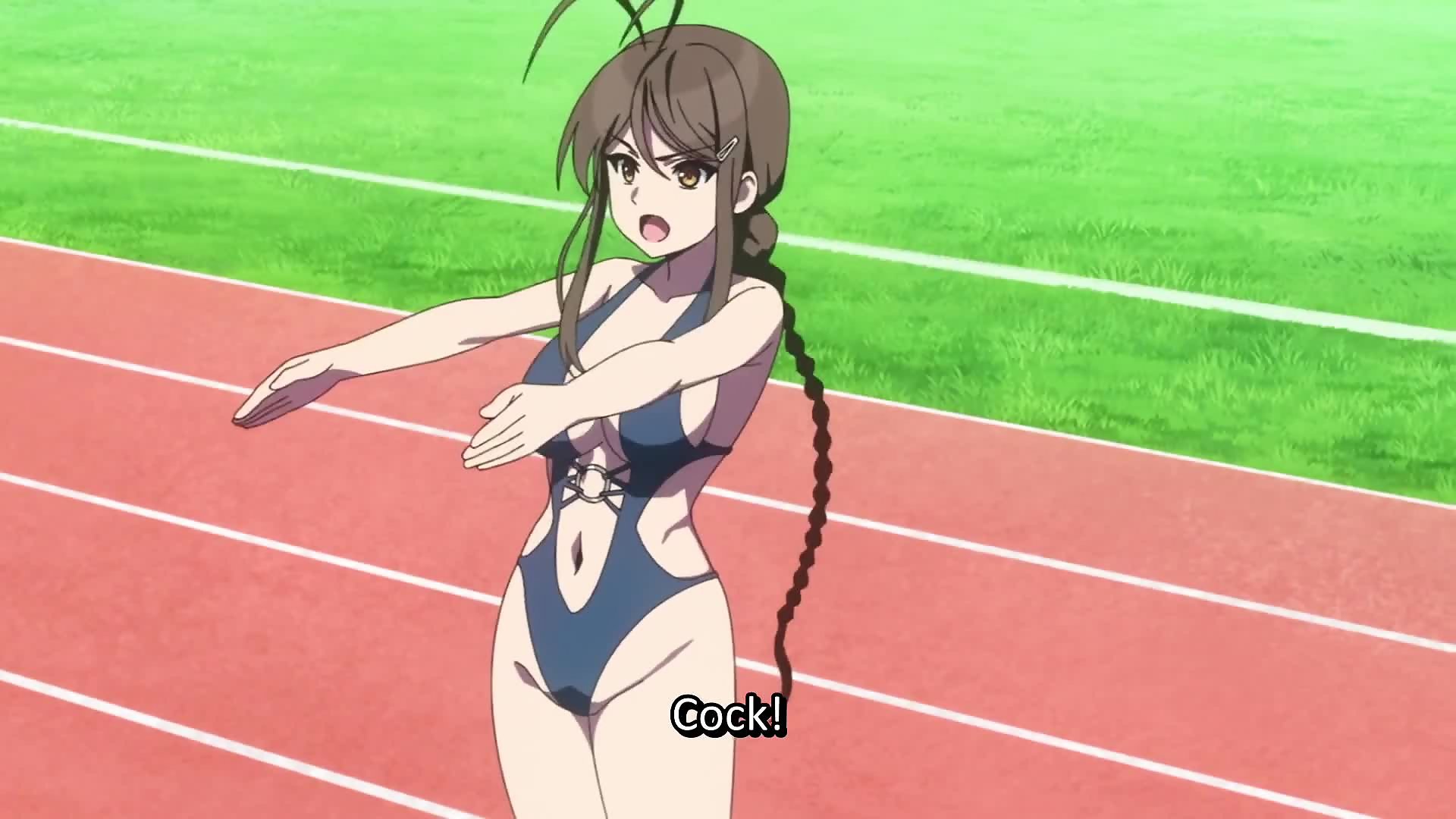 Ecchi anime virgin wears chastity belt, gets dildo in his ass