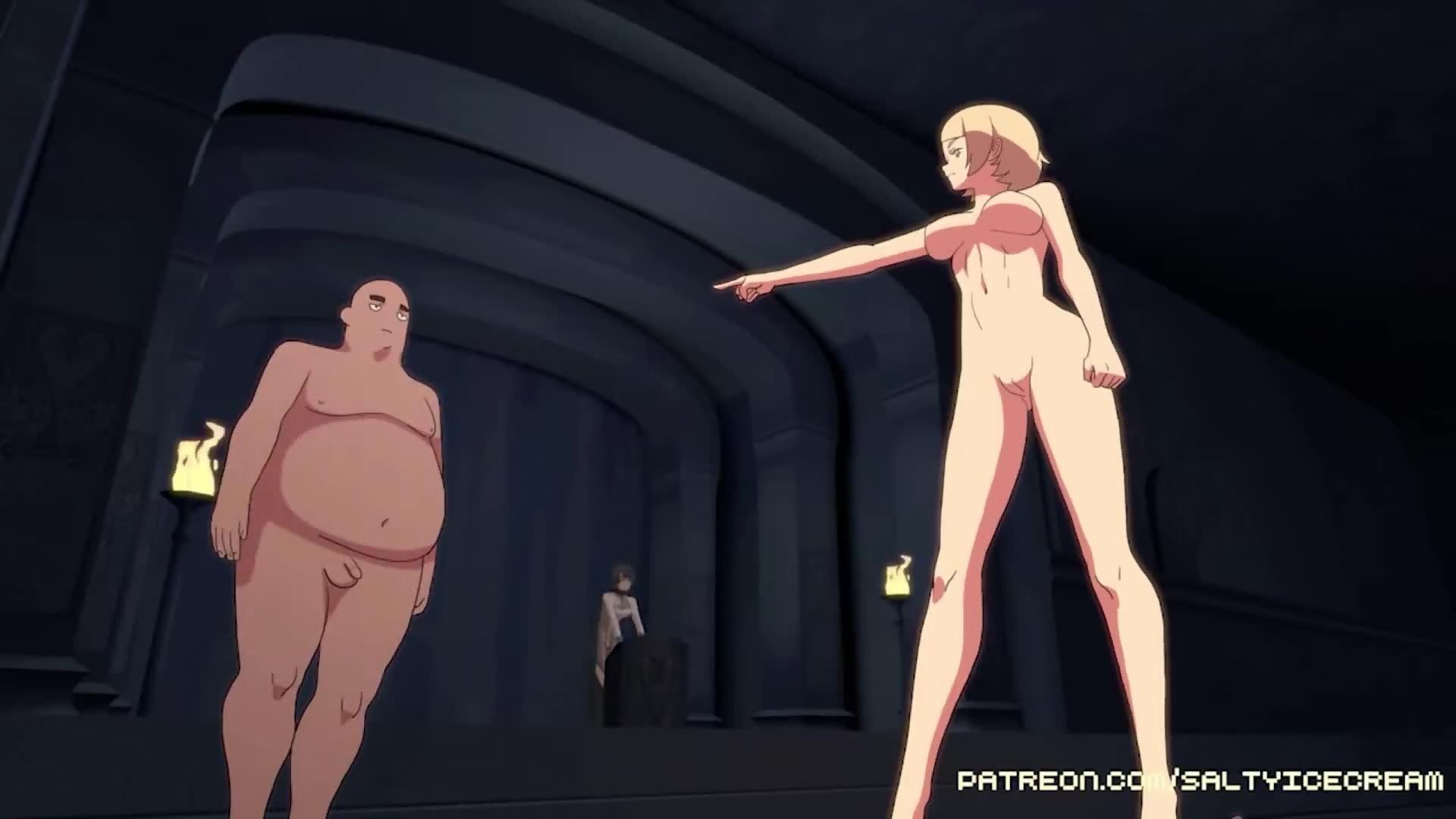 Succubus academy initiation: blonde schoolgirl's sex ritual with in...