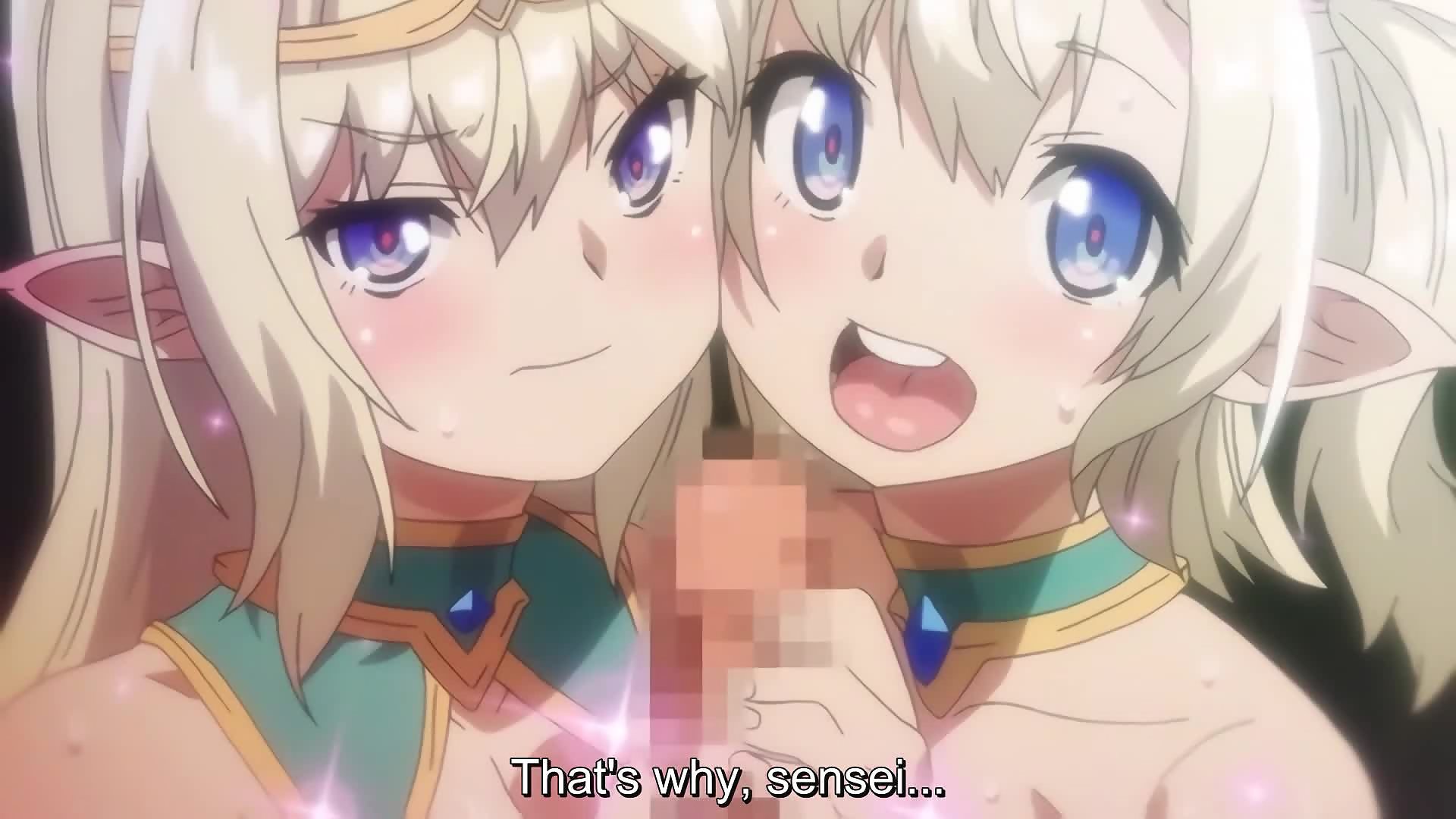 хентай эльфийская мать и дочери активно оплодотворяются