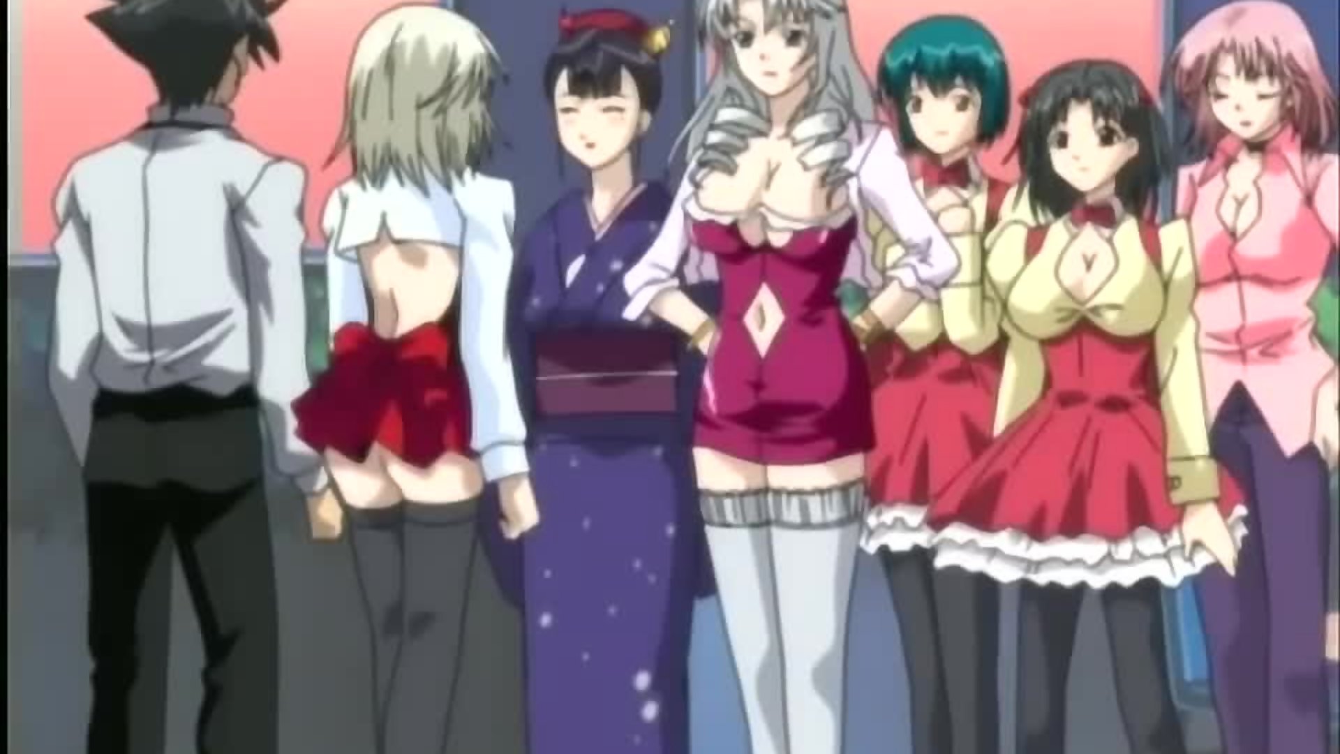 Hentai college dropout fucks new apartment strippers