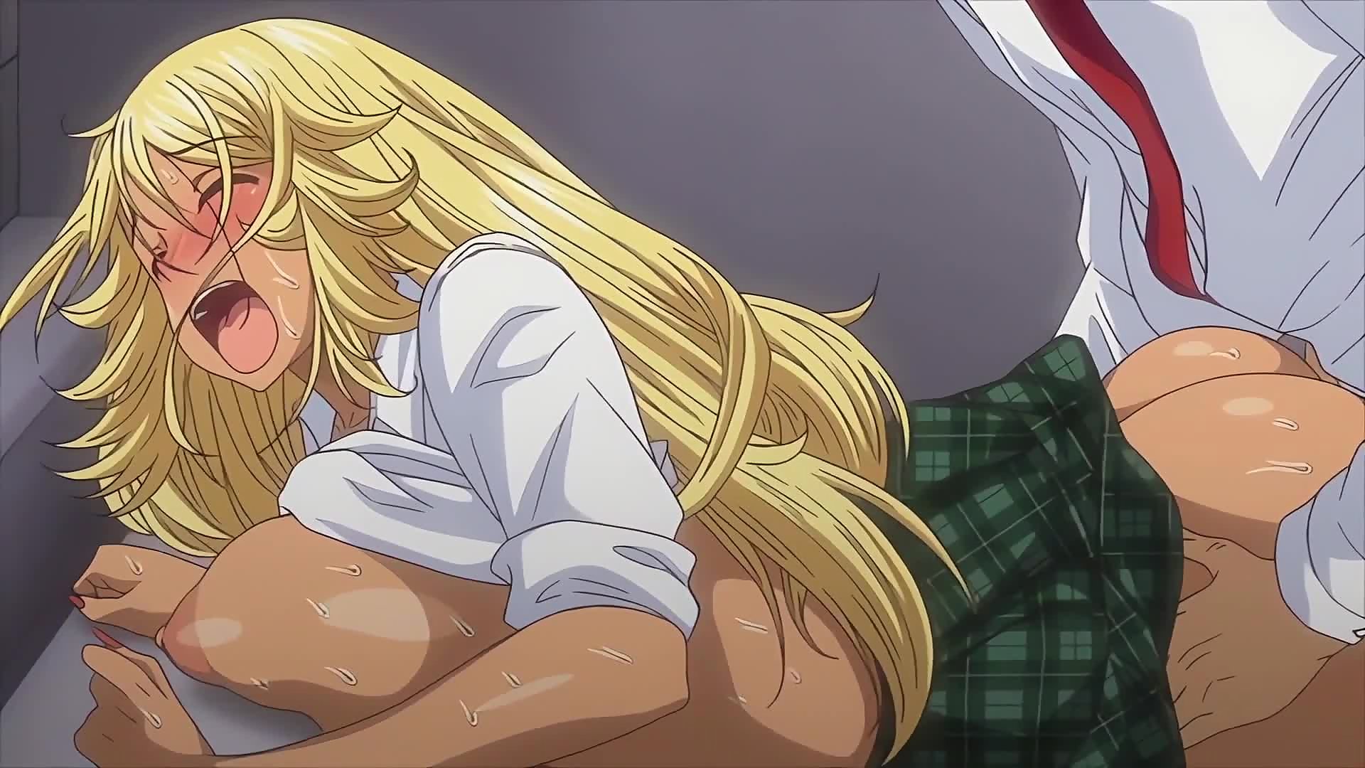 Busty hentai teen fucks virgin otaku as penalty