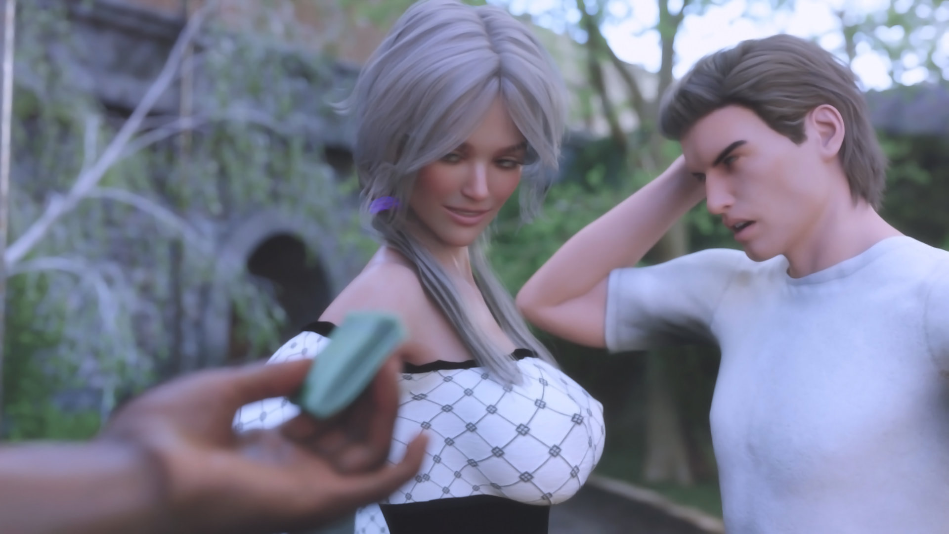 Sexy blonde wife cheats with hung black man for money