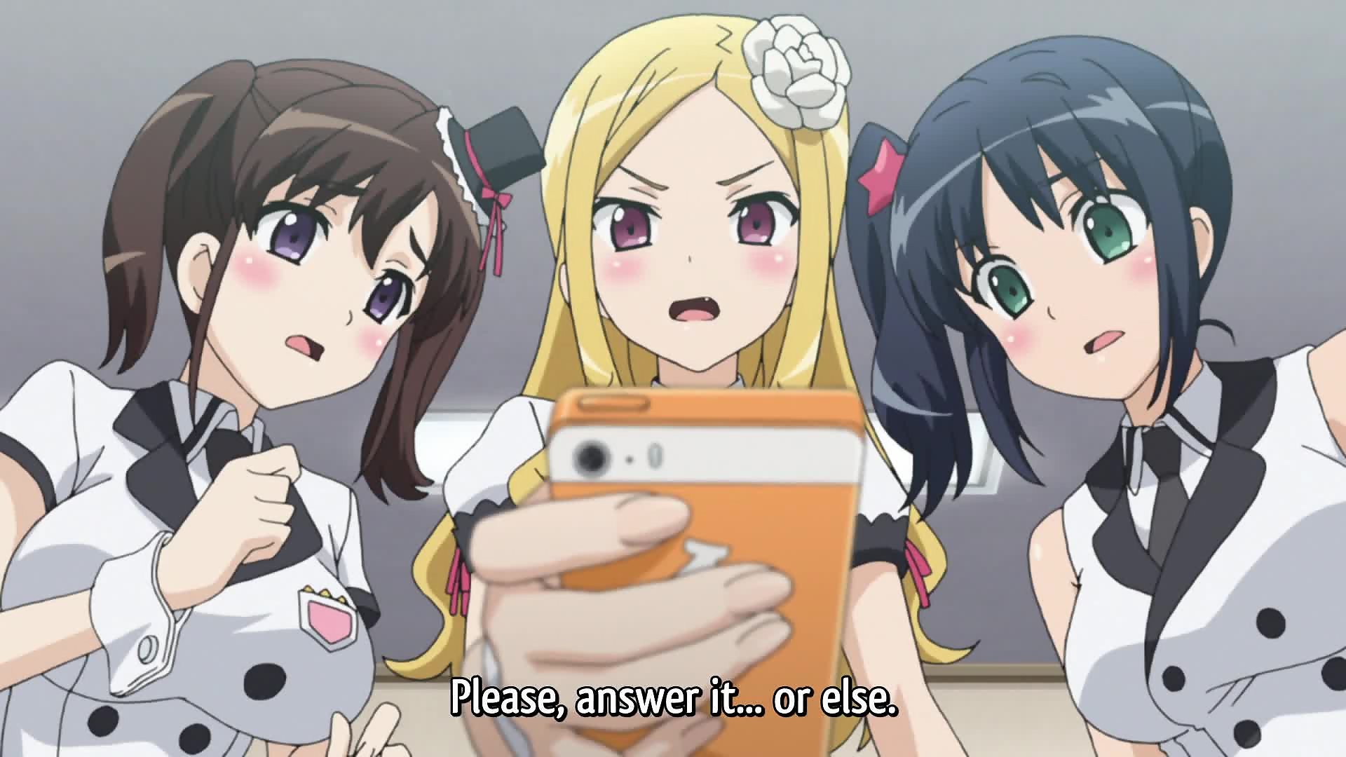 Brother creampies three idol sisters before the show