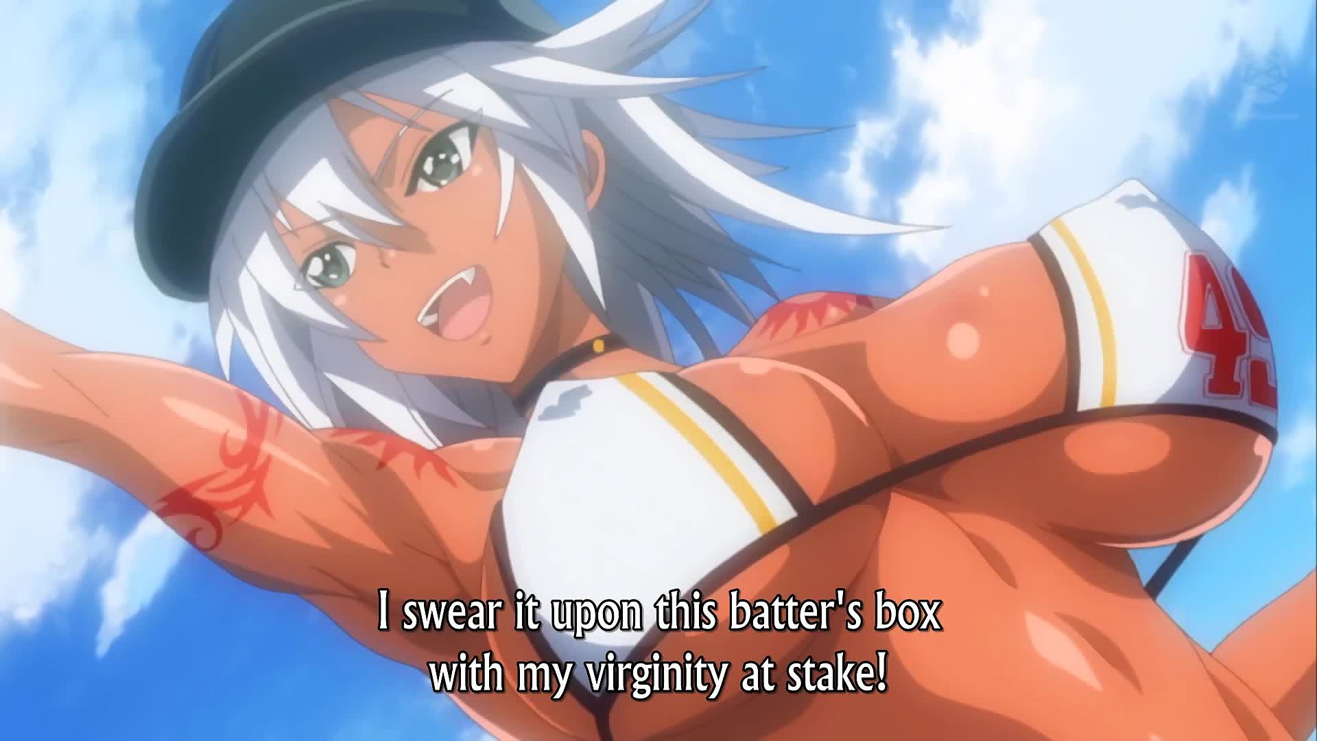 Blonde sports girl strapon fucks curvy loser