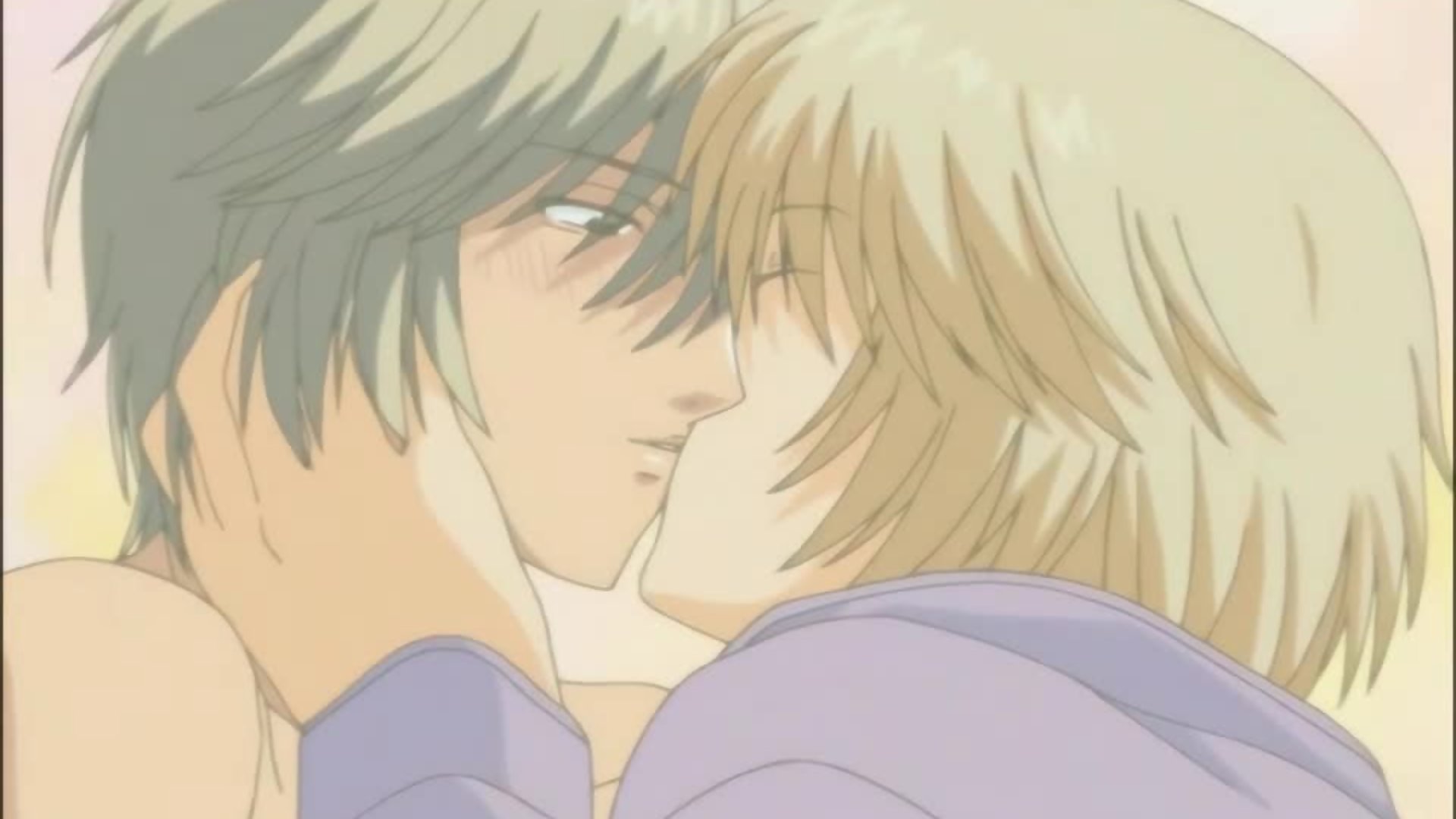 Gay twink discovers tied-up hentai lover for gay sex