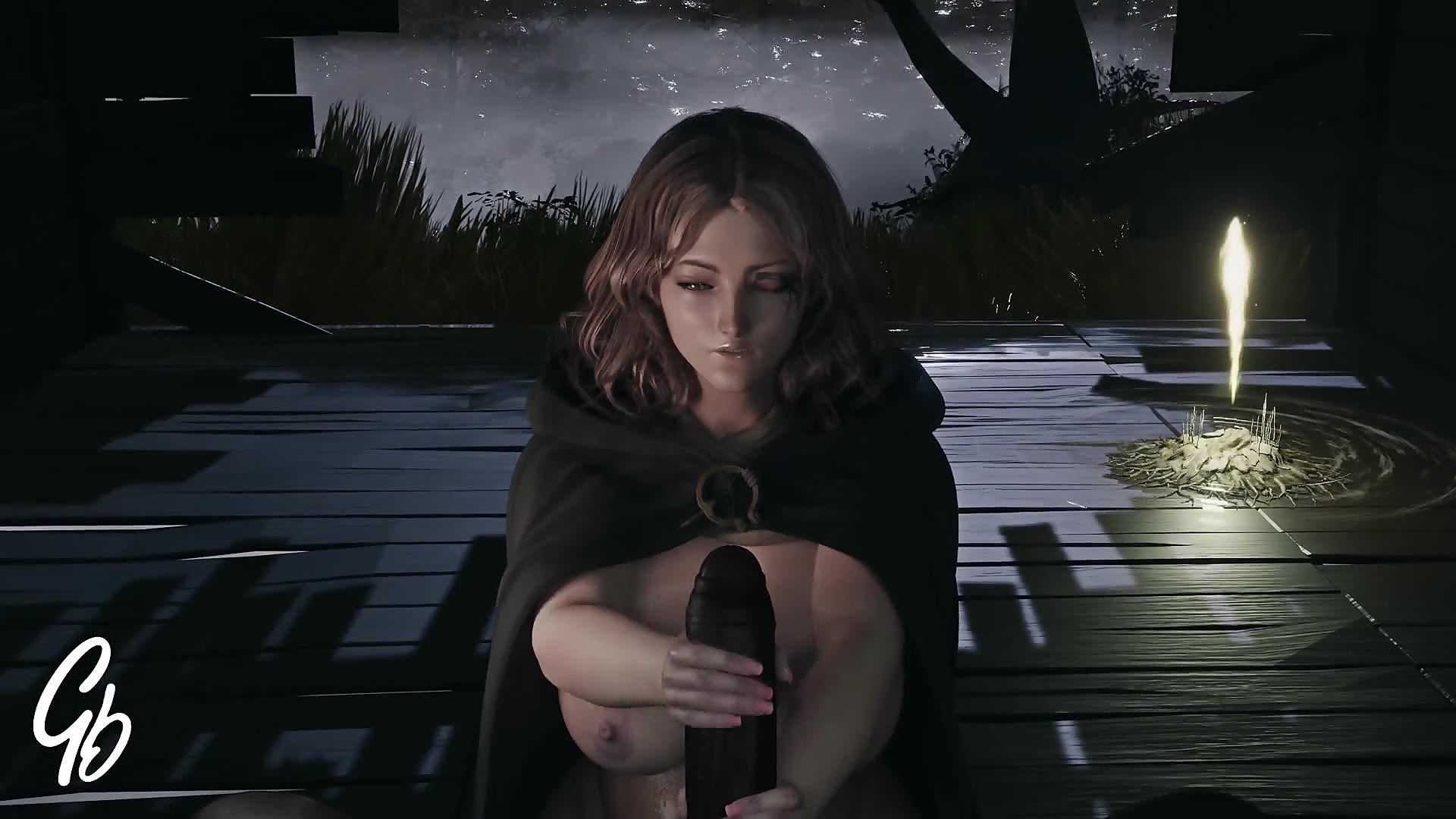 エルデンリングのメリナが口・胸・尻で激しいbbc崇拝