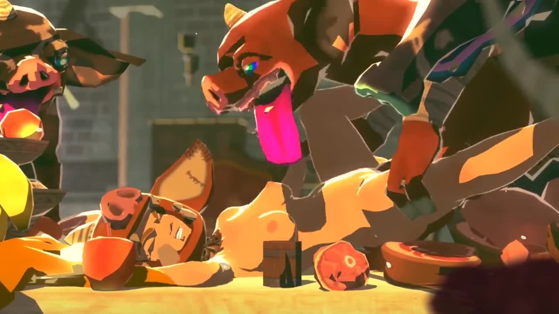 Bokoblins monstros bestiais fodem zelda