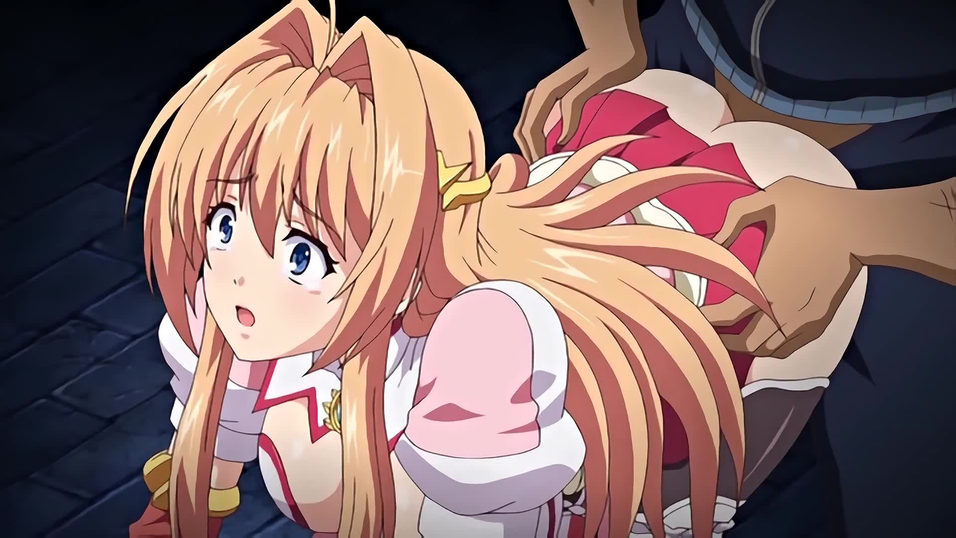 Magical girl angeltia: sexe public avec grosse bite